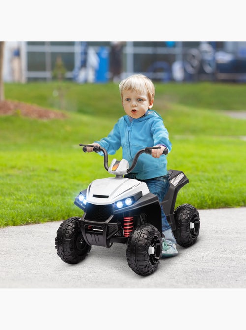 Quad électrique enfant 2 moteurs 12v 5 km/h max. Nombreux effets - Kiabi