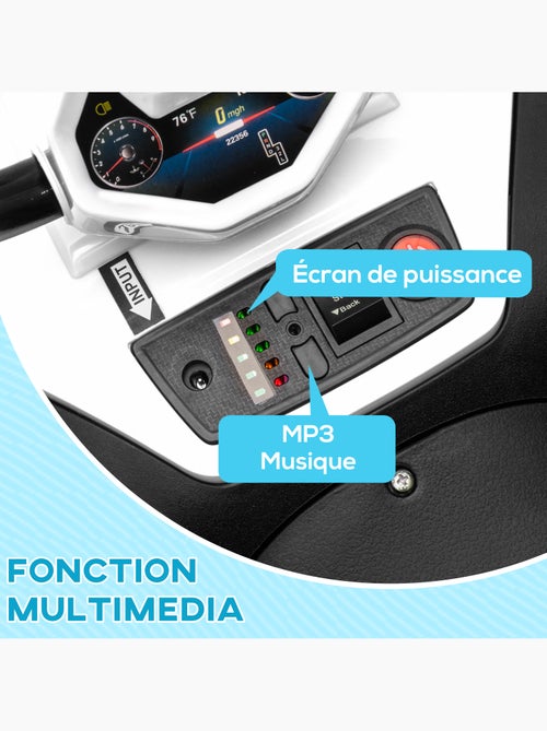Quad électrique enfant 2 moteurs 12v 5 km/h max. Nombreux effets - Kiabi