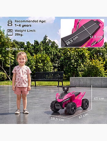 Quad électrique enfant 450r 6v 2km/h
