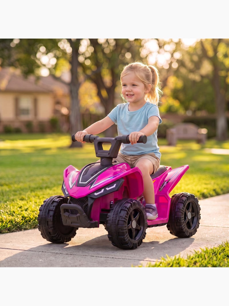 Quad électrique enfant 450r 6v 2km/h Rose - Kiabi