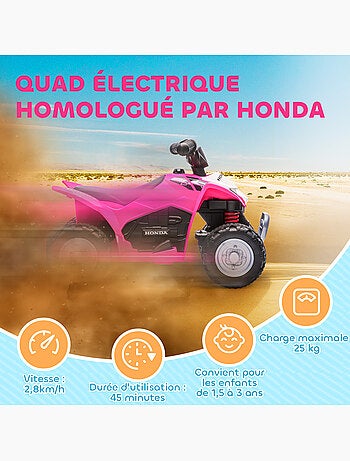 Quad électrique enfant 6v 30w honda trx 250x