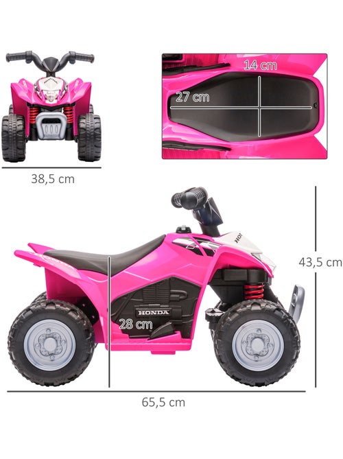 Quad électrique enfant 6v 30w honda trx 250x - Kiabi