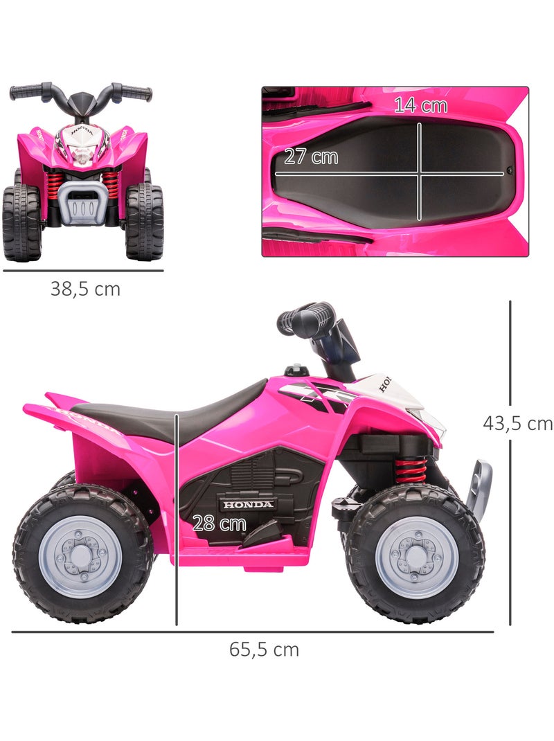 Quad électrique enfant 6v 30w honda trx 250x Rose - Kiabi