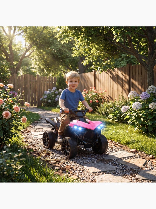 Quad électrique enfant 6v 3km/h phares led effet sonore - Kiabi