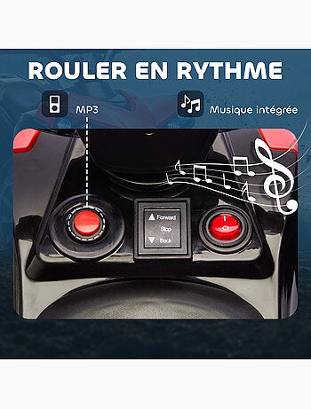 Quad électrique enfant 6v 3km/h phares led effet sonore