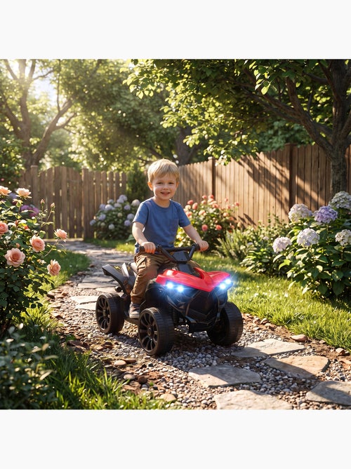 Quad électrique enfant 6v 3km/h phares led effet sonore - Kiabi