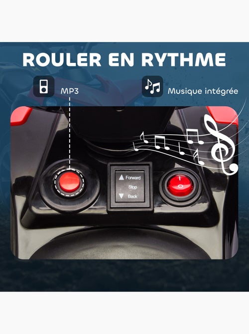 Quad électrique enfant 6v 3km/h phares led effet sonore - Kiabi