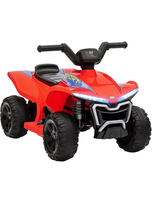 Quad électrique enfant 6v max. 2,5km/h phare effet sonore rouge - Kiabi