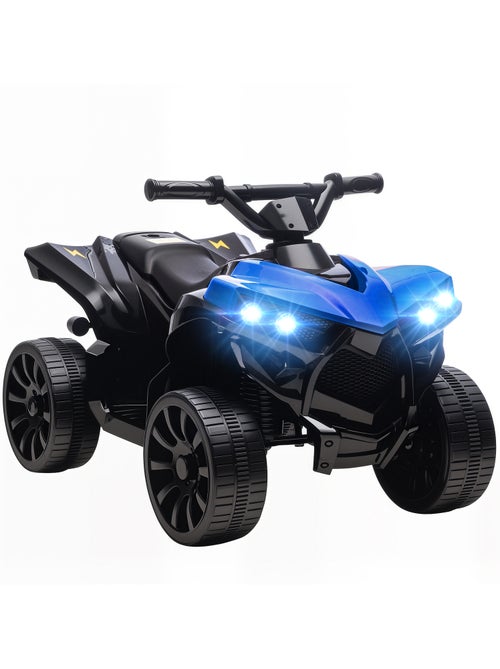 Quad électrique enfant 6v musique et phares bleu - Kiabi