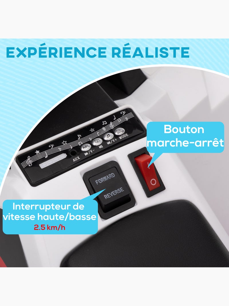 Quad électrique enfant Blanc Blanc - Kiabi