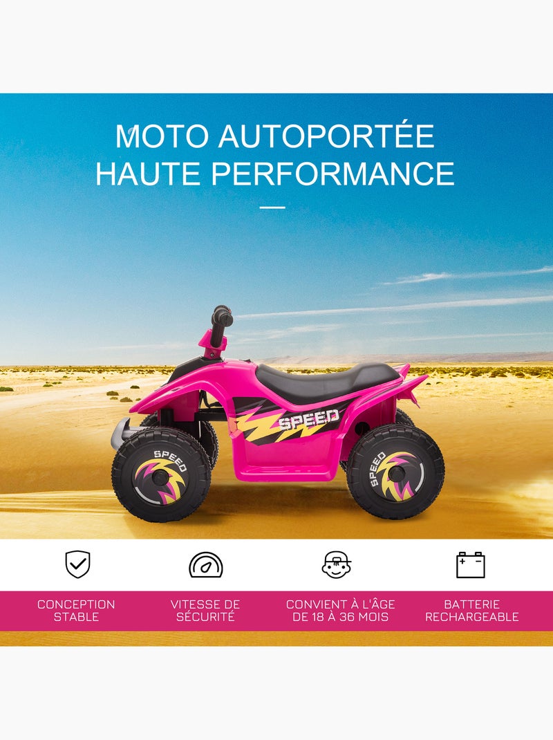 Quad électrique enfant Rose - Kiabi