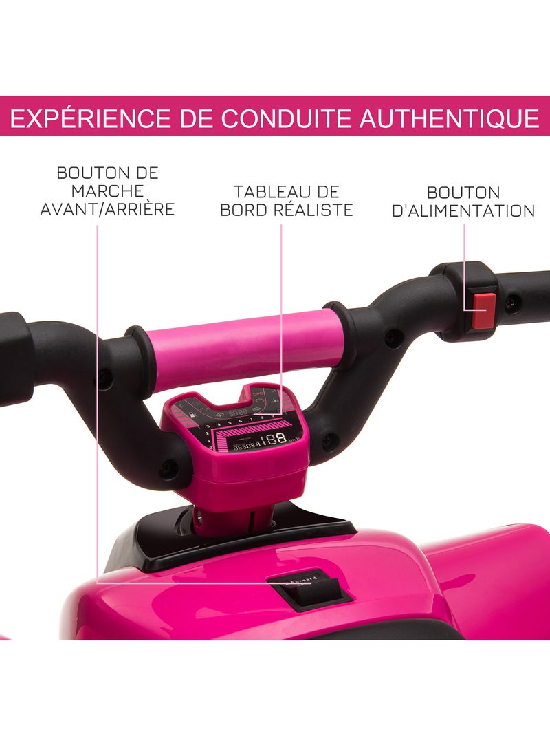 Quad électrique enfant Rose - Kiabi