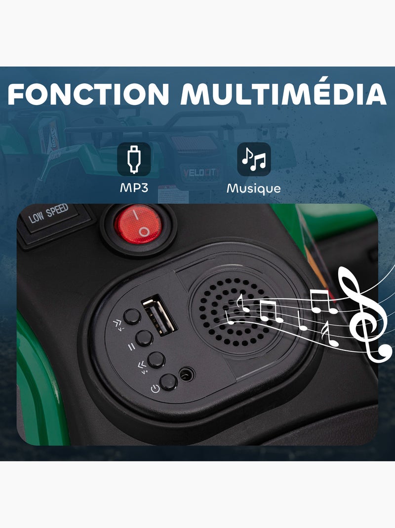 Quad électrique enfant Vert - Kiabi