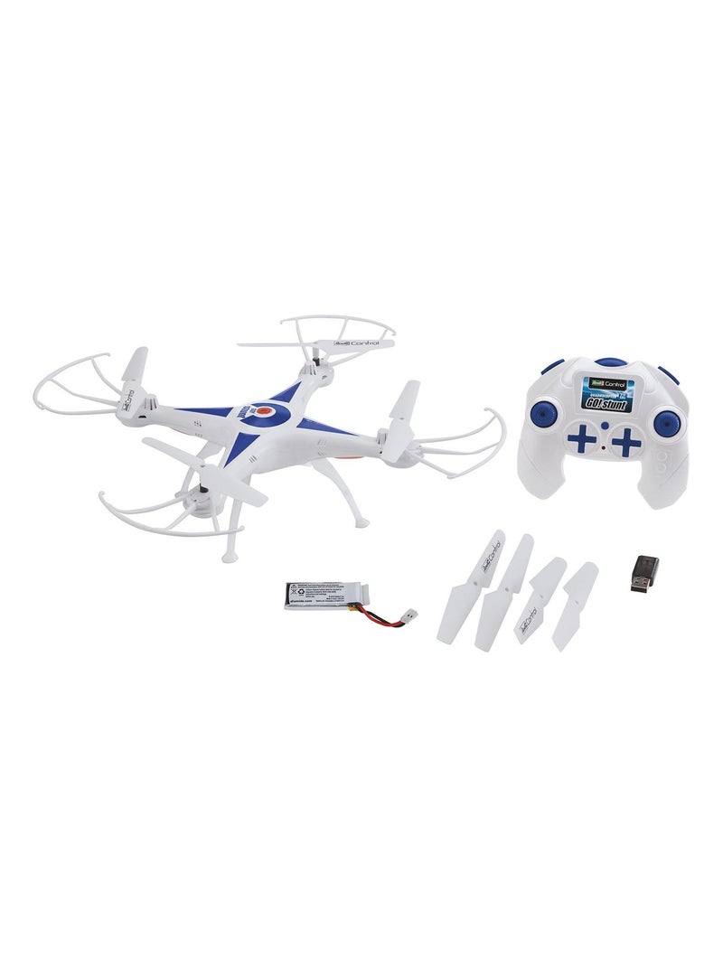 Quadcopter GO! STUNT Blanc - Kiabi