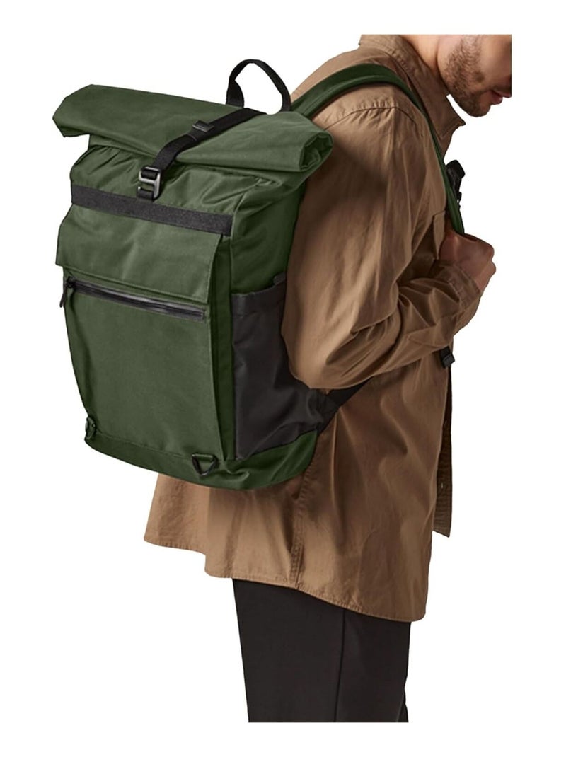 Quadra - Sac à dos motif/style Haut à rouler AXIS Vert foncé - Kiabi