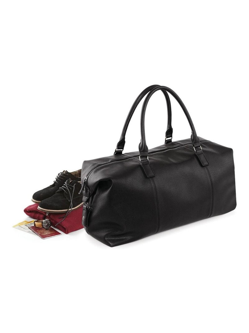 Quadra - Sac de voyage en faux cuir Noir - Kiabi