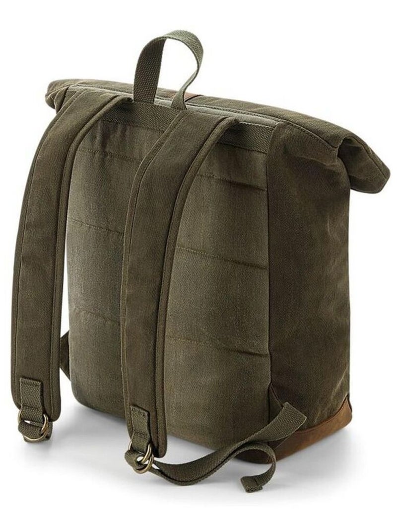 Quadra Sac à dos Heritage Leather Accents Vert kaki - Kiabi