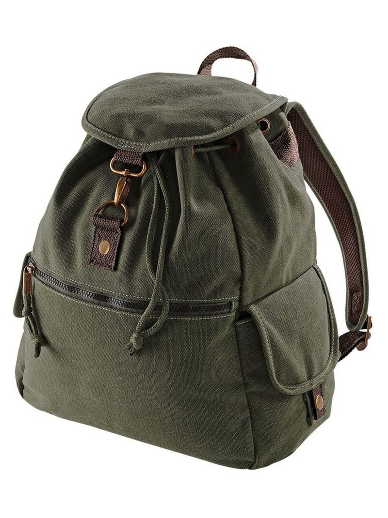 Quadra Vintage - Sac à dos - 18 litres Vert foncé - Kiabi
