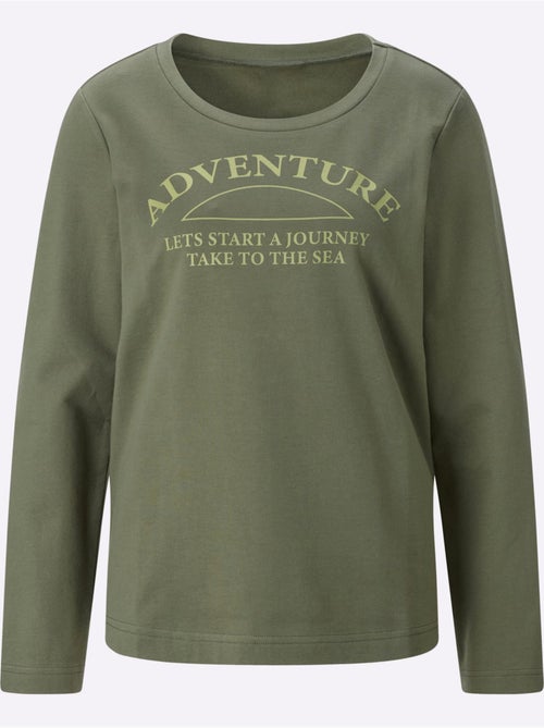 Qualité sweatshirt agréable - taille standard - moda vilona - Kiabi Qualité sweatshirt agréable - taille standard - moda vilona - Kiabi