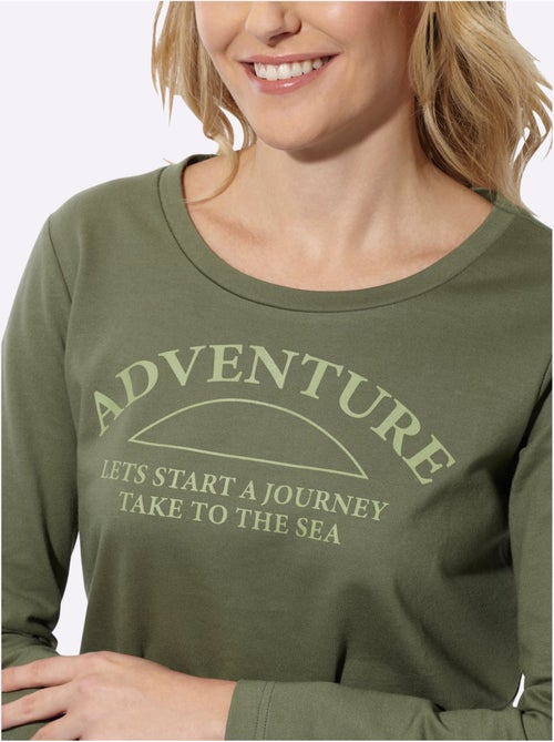 Qualité sweatshirt agréable - taille standard - moda vilona - Kiabi Qualité sweatshirt agréable - taille standard - moda vilona - Kiabi