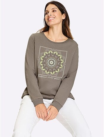 Qualité Sweatshirt Agréable - Taille Standard - Moda Vilona