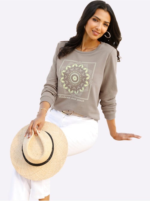 Qualité Sweatshirt Agréable - Taille Standard - Moda Vilona - Kiabi Qualité Sweatshirt Agréable - Taille Standard - Moda Vilona - Kiabi