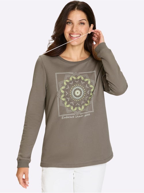 Qualité Sweatshirt Agréable - Taille Standard - Moda Vilona - Kiabi Qualité Sweatshirt Agréable - Taille Standard - Moda Vilona - Kiabi