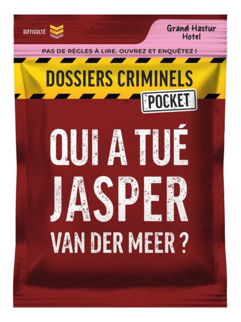 Qui a tué jasper van der meer   Pocket Rouge - Kiabi