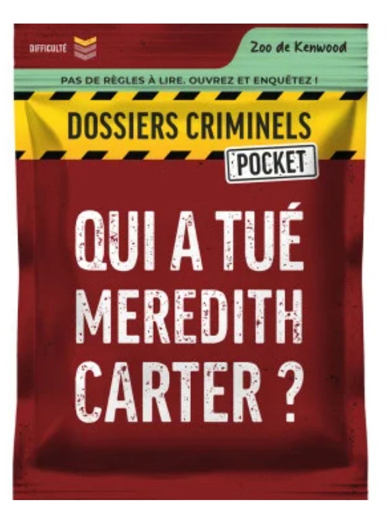 Qui a tué meredith carter   Pocket Rouge - Kiabi