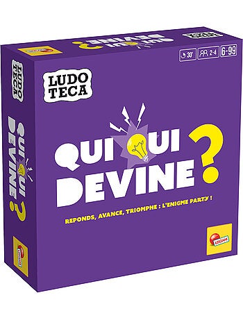 Qui Qui Devine ? – Le Jeu d’Énigmes et de Déduction pour Toute la Famille – Lisciani
