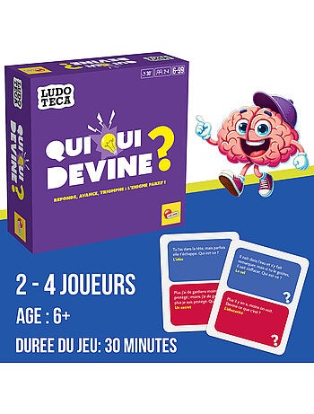 Qui Qui Devine ? – Le Jeu d’Énigmes et de Déduction pour Toute la Famille – Lisciani