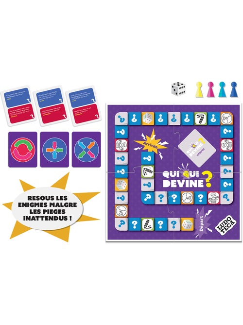 Qui Qui Devine ? – Le Jeu d’Énigmes et de Déduction pour Toute la Famille – Lisciani - Kiabi
