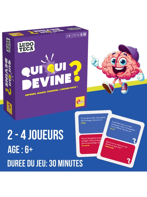 Qui Qui Devine ? – Le Jeu d’Énigmes et de Déduction pour Toute la Famille – Lisciani - Kiabi Qui Qui Devine ? – Le Jeu d’Énigmes et de Déduction pour Toute la Famille – Lisciani - Kiabi