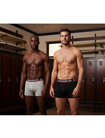 Quiksilver licence officielle boxers homme pack de 4 coffret cadeau