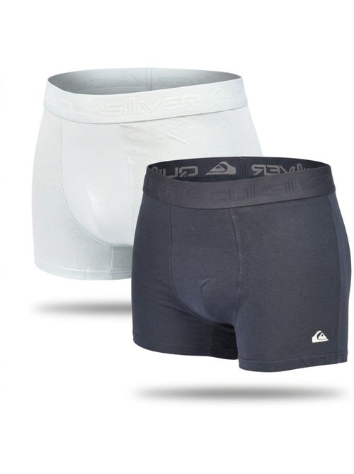 Quiksilver – Pack 2 Boxers Homme Confort Coton Stretch - Kiabi Quiksilver – Pack 2 Boxers Homme Confort Coton Stretch - Kiabi