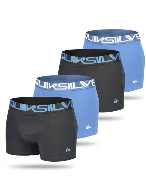 Quiksilver – Pack 4 Boxers Homme Confort Coton Stretch - Kiabi
