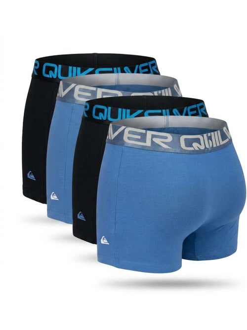 Quiksilver – Pack 4 Boxers Homme Confort Coton Stretch - Kiabi