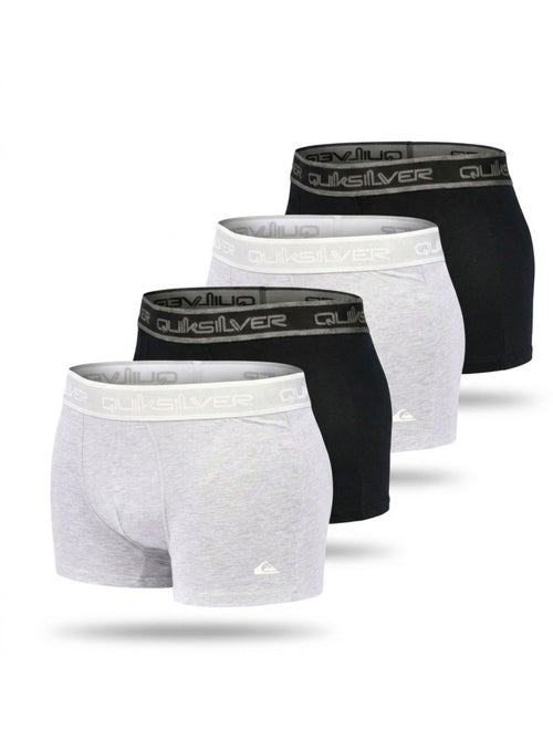 Quiksilver – Pack 4 Boxers Homme Confort Coton Stretch - Kiabi