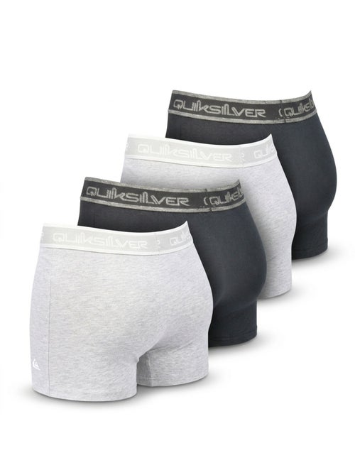Quiksilver – Pack 4 Boxers Homme Confort Coton Stretch - Kiabi