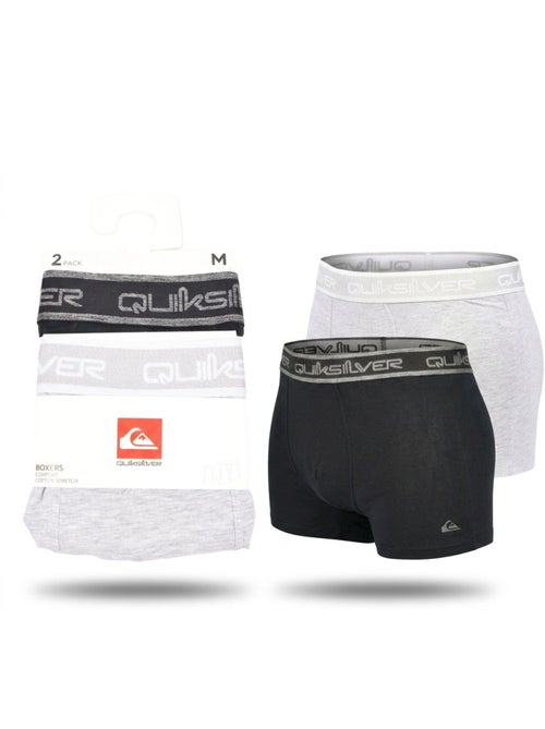 Quiksilver – Pack 4 Boxers Homme Confort Coton Stretch - Kiabi
