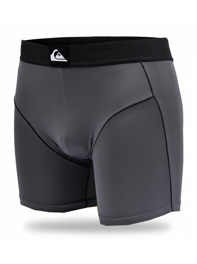 Quiksilver Pack de 2 Boxers Homme Microfibre Sport Noir Gris - Kiabi