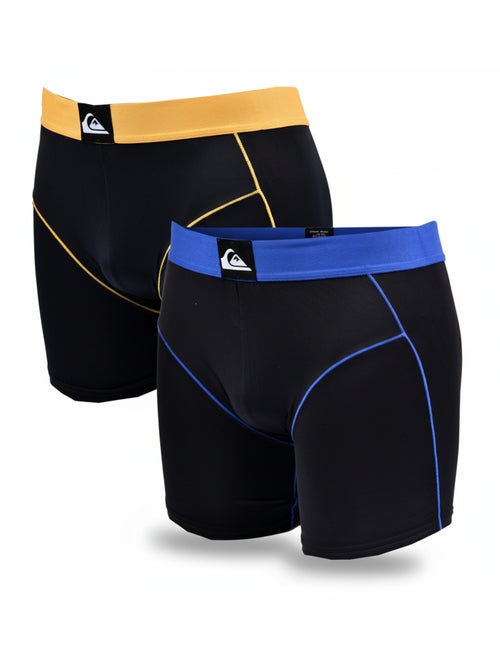 Quiksilver Pack de 2 Boxers Homme Microfibre Sport - Kiabi