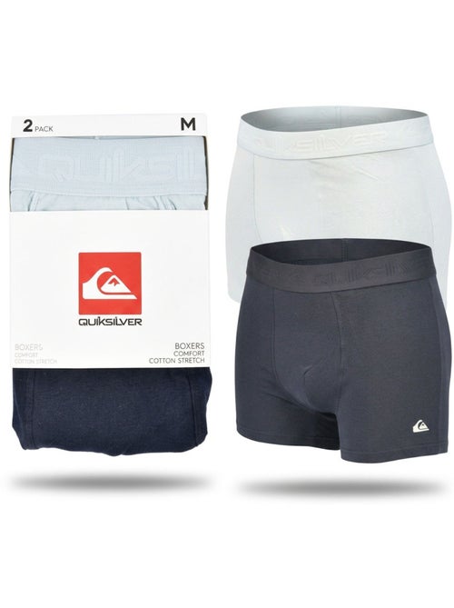 Quiksilver Pack de 6 Boxers Homme Coton Stretch Logo - Kiabi Quiksilver Pack de 6 Boxers Homme Coton Stretch Logo - Kiabi