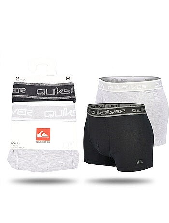 Quiksilver Pack de 6 Boxers Homme Coton Stretch Logo