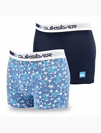 Quiksilver Pack de Boxers Homme Coton Stretch- Pack de 2
