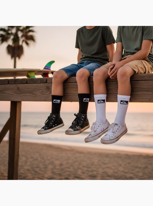 Quiksilver Pack de Chaussettes Enfant Crew  Lot 6 Paires Sport Cushioned - Kiabi