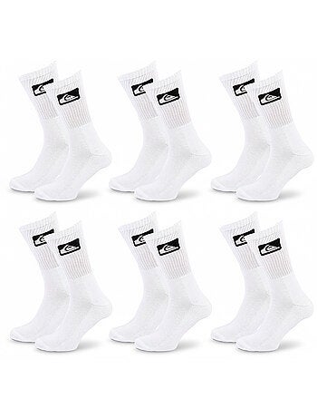 Quiksilver Pack de Chaussettes Enfant Crew Lot 6 Paires Sport Cushioned