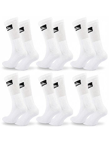 Quiksilver Pack de Chaussettes Enfant Crew Lot 6 Paires Sport Cushioned