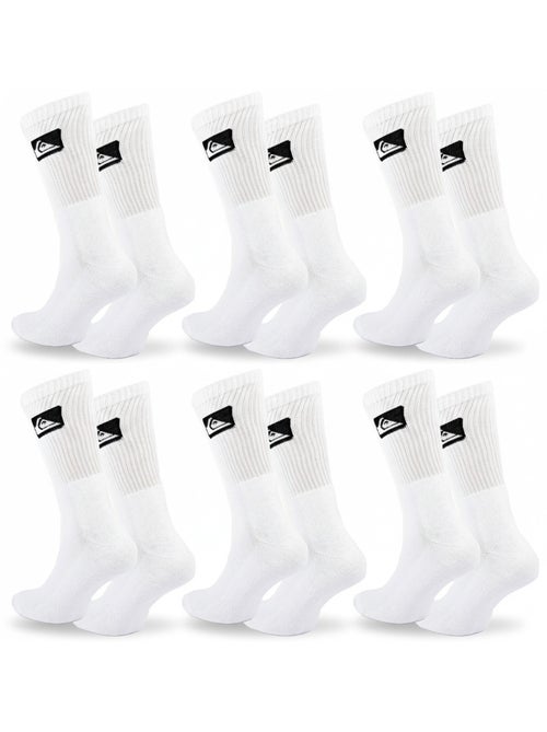 Quiksilver Pack de Chaussettes Enfant Crew  Lot 6 Paires Sport Cushioned - Kiabi