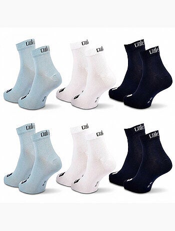 Quiksilver Pack de Chaussettes Enfant QUARTER Lot 6 Paires Sport